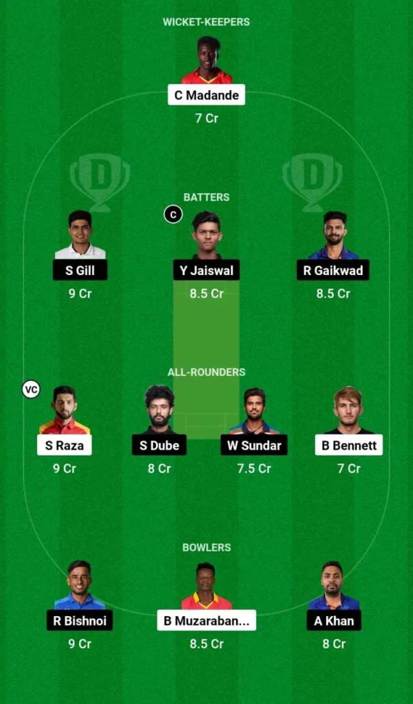 Dream11 Winer Team Selection List 