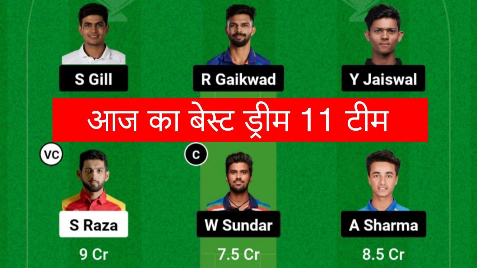 IND vs ZIM 4th T20 Dream11 Prediction