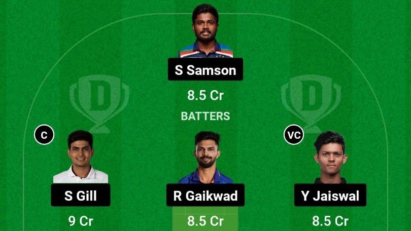 IND vs ZIM Dream11 Team