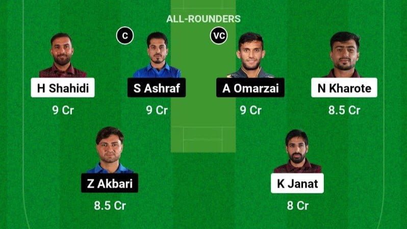 AM Vs BD Dream11 Prediction Hindi