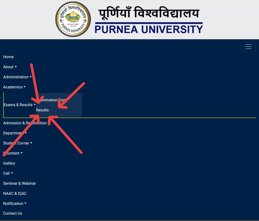 Purnea University ug 2nd semester result 2024