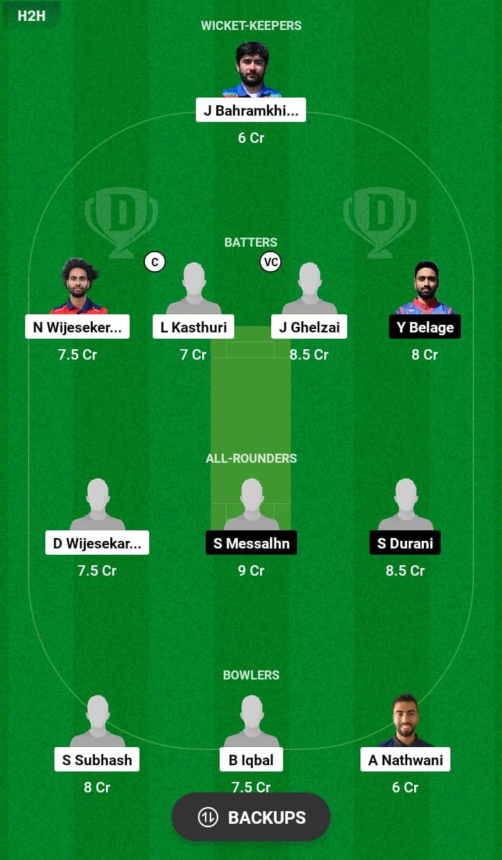 SNA VS GCA Dream11 Prediction