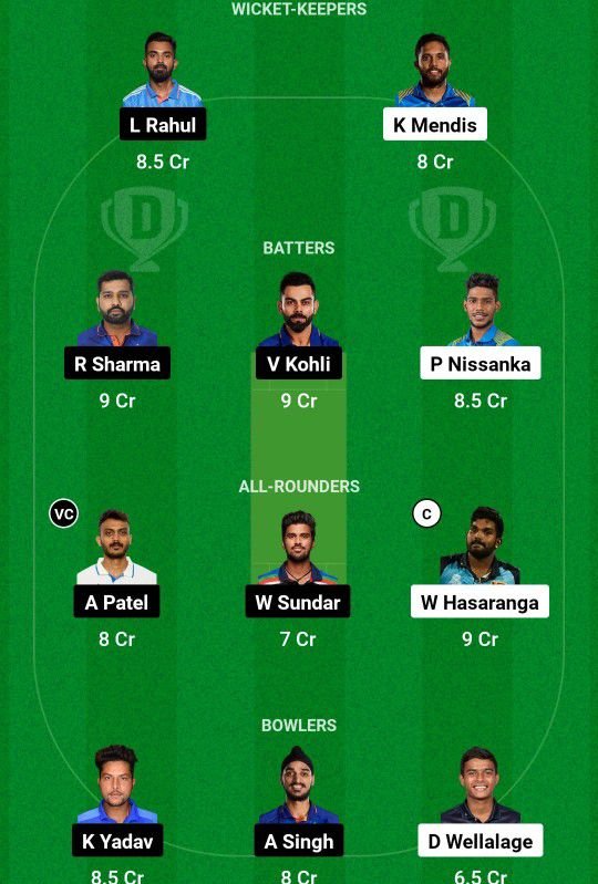 India Vs Srilanka 2nd Odi Match Prediction Team