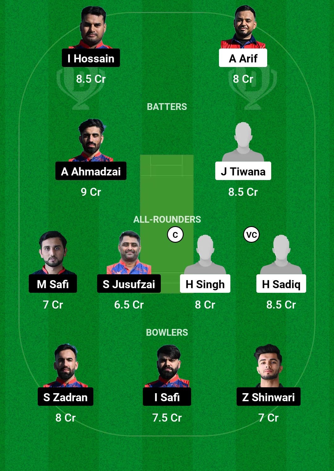 SEP vs DST Dream11 Prediction Team