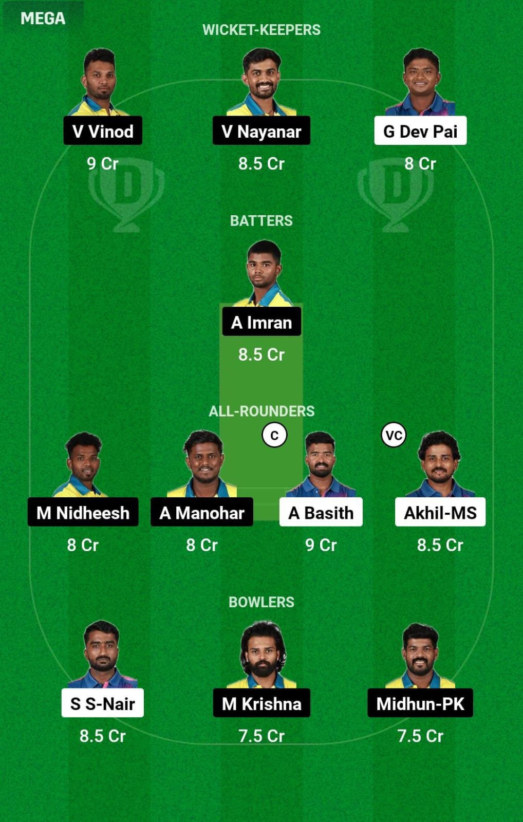 TR VS TT Dream11 Prediction Hindi - Final Team