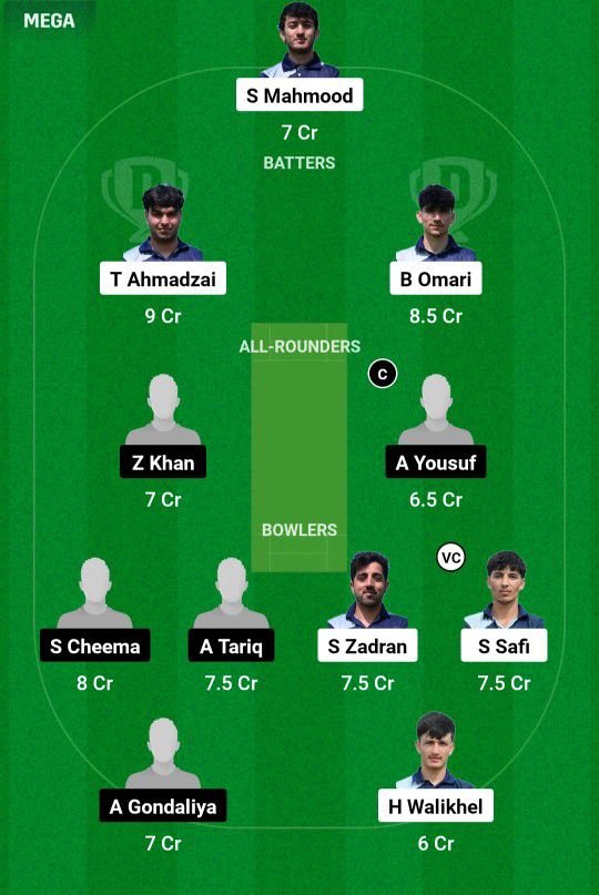 ADD VS SAL Dream11 Prediction Team 2