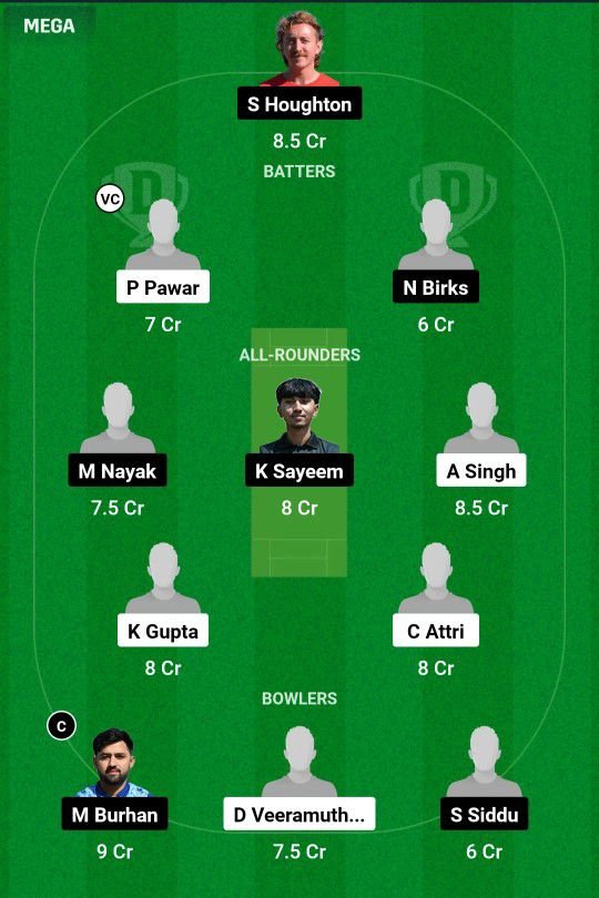 ZC VS SOS Dream11 Prediction
