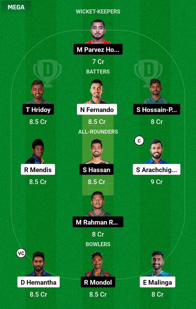 SL-A VS BN-A Dream11 Prediction