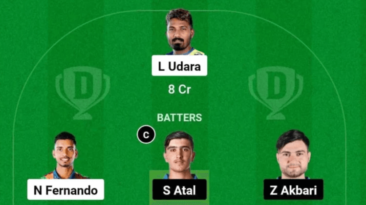 SL-A VS AFG-A Dream11 Prediction Hindi