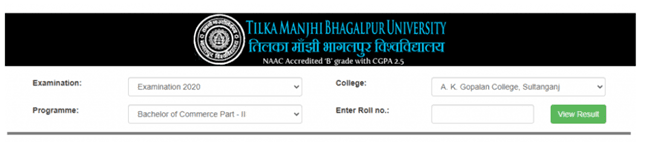 TMBU Part 2 Result Kaise Dekhen 2022-25
