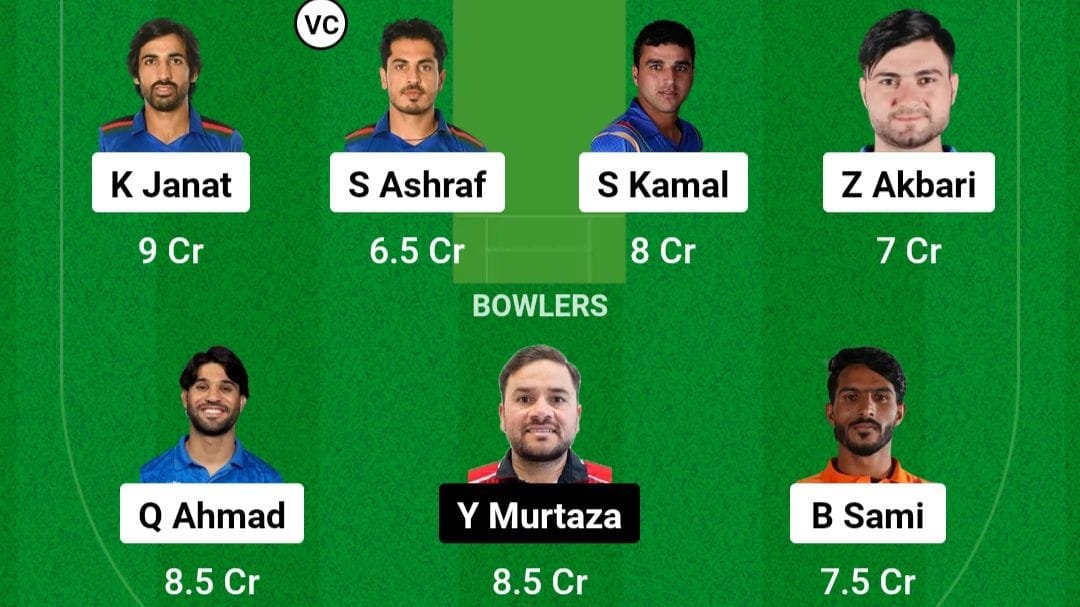 AF-A VS HK Dream11 Prediction Hindi