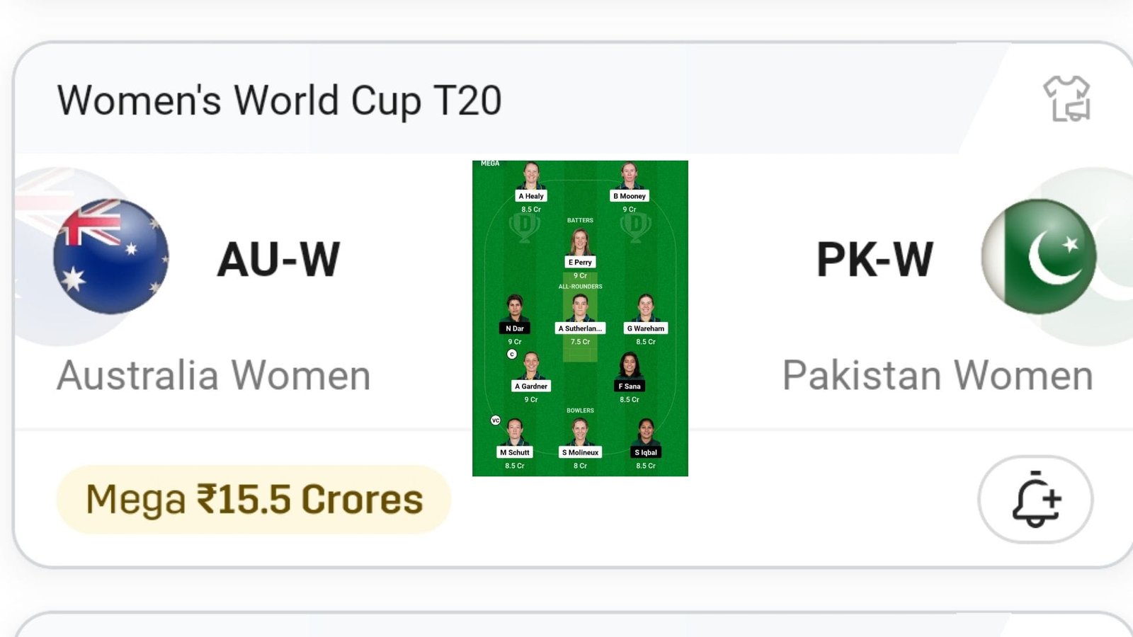 AU W VS PK W Dream11 Prediction Hindi