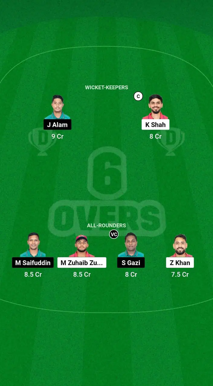 UAE Vs BAN Dream11 Prediction Team