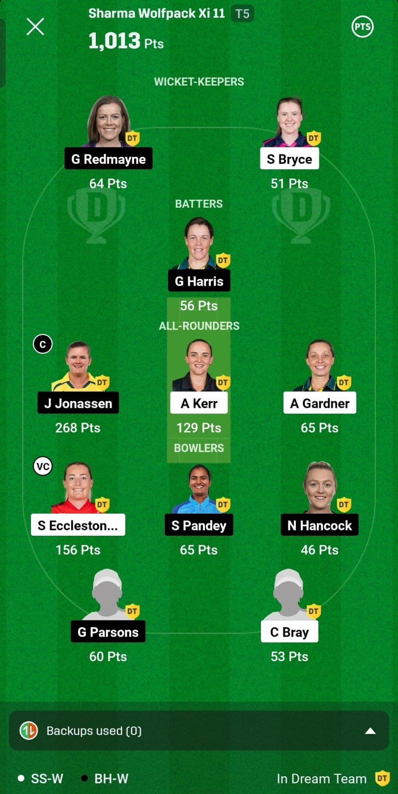 Dream11 पर पांचवी टीम से युवक बना करोड़पति बिग बैश वूमेन लीग में