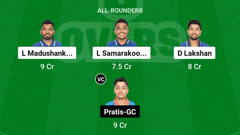 SL Vs NEP Dream11 Prediction Hindi