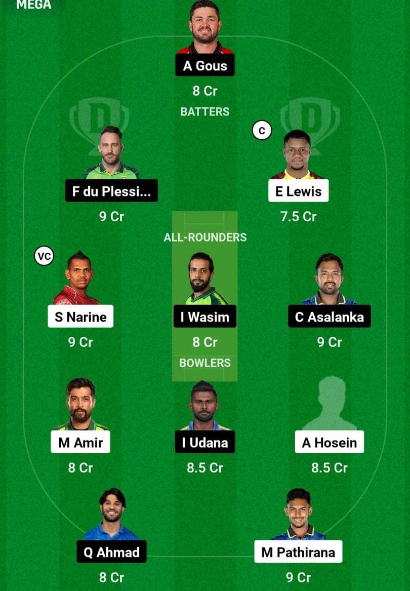 NYS VS MSA Dream11 Prediction Team 2 