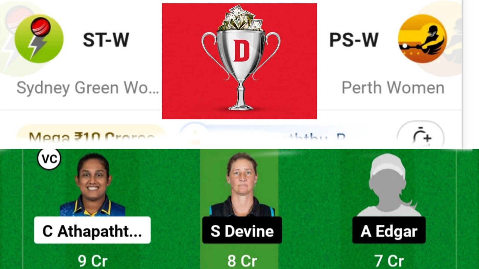 STW VS PSW Best Dream 11 Team