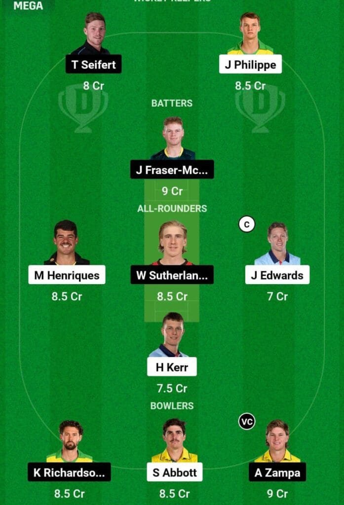 SIX VS REN Dream11 Prediction Team 2