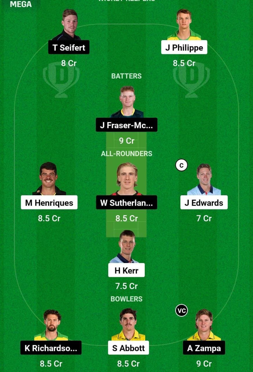 SIX VS REN Dream11 Prediction Team 2 