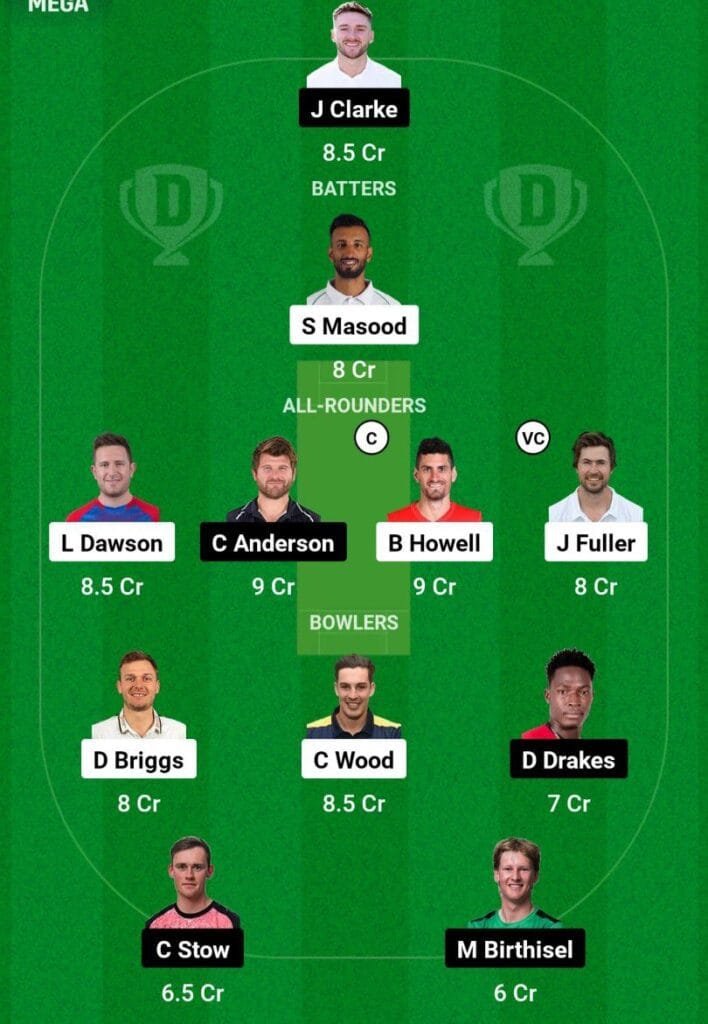 HAM Vs VCT Dream11 Prediction Team