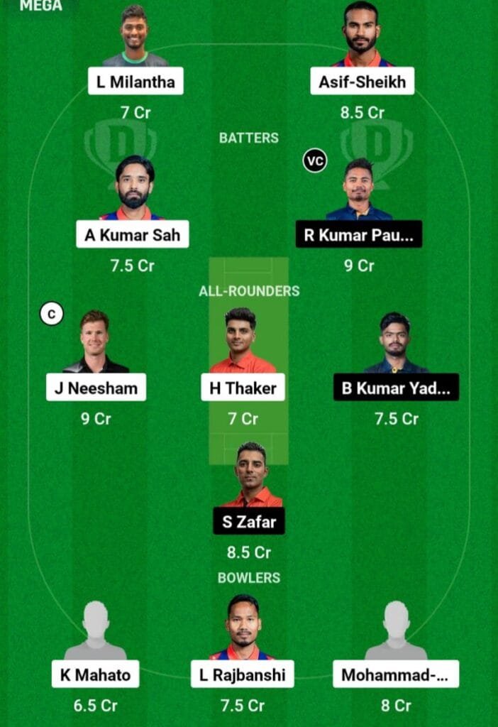 JKB Vs LBL Dream11 Prediction Team 2