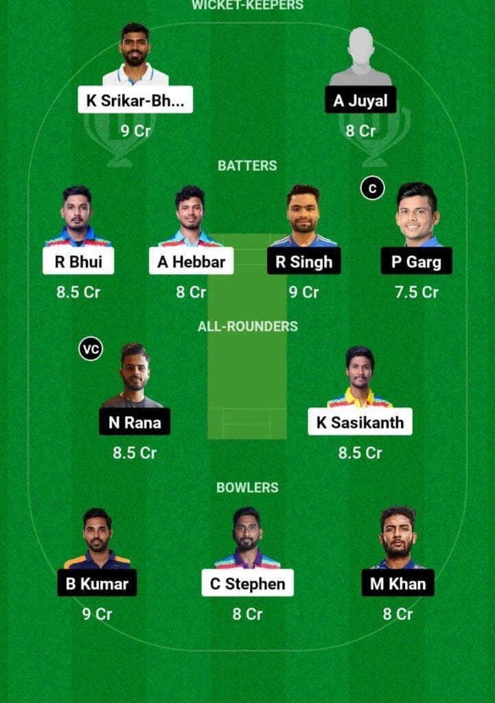 AND VS UP Dream11 Prediction Team 2