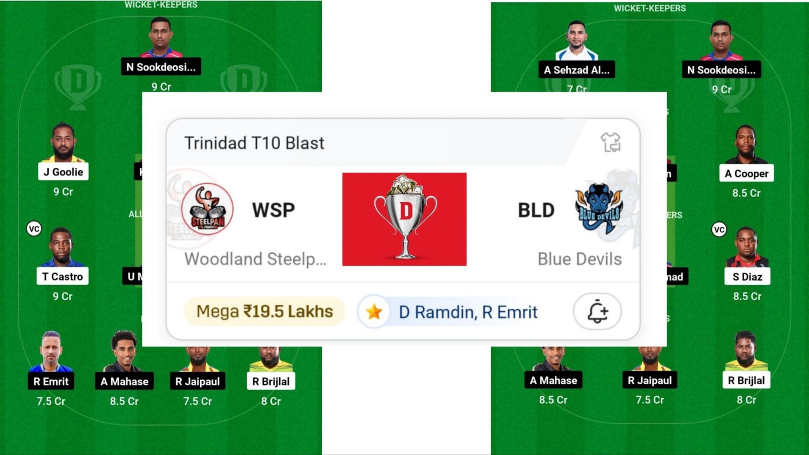 WSP VS BLD Dream11 Prediction Hindi