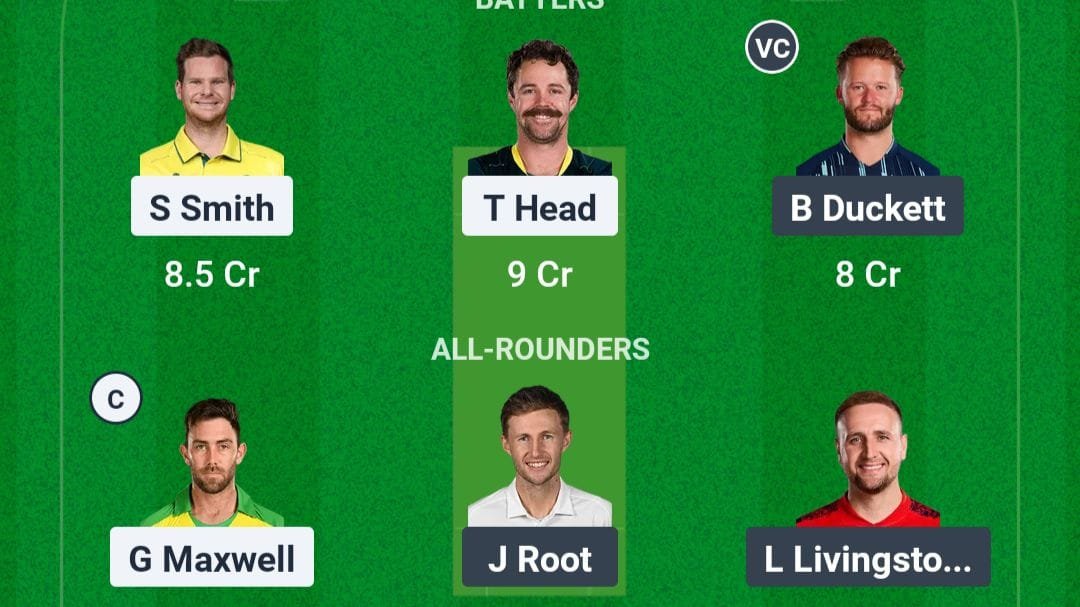 AUS Vs ENG Dream11 Prediction Hindi, ICC Champions Trophy Match No 4