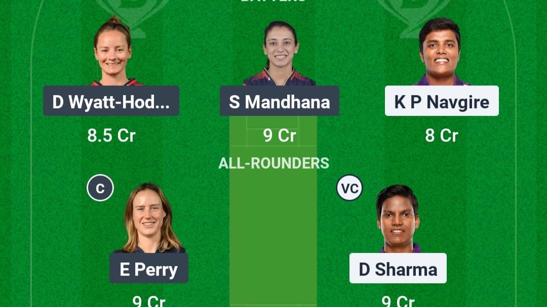 UPW-W vs RCB-W Dream11 Prediction Hindi WPL Match No 18 , Pitch Report Hindi, Playing 11
