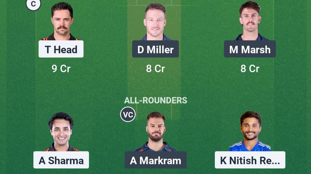 SRH Vs LSG Dream11 Prediction Hindi , IPL 2025 Match No 08
