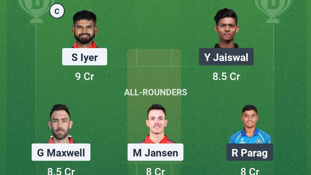 PBKS Vs RR Dream11 Prediction Hindi , IPL Match No 18th