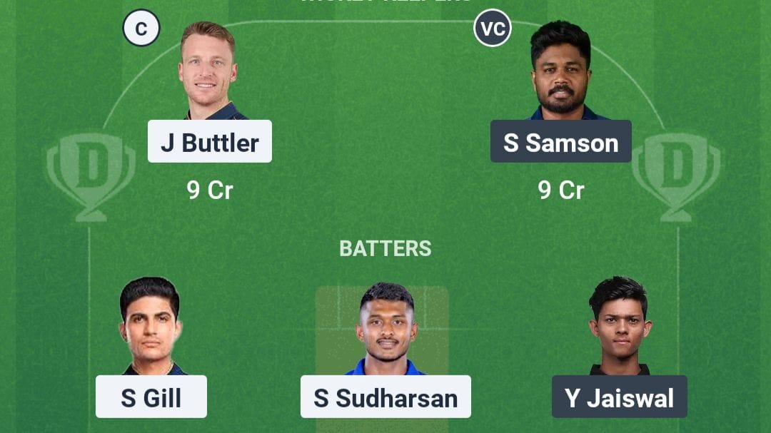 GT Vs RR Dream11 Prediction Hindi , IPL Match No 23th